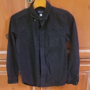 The Children's Place Black Button Down Shirt